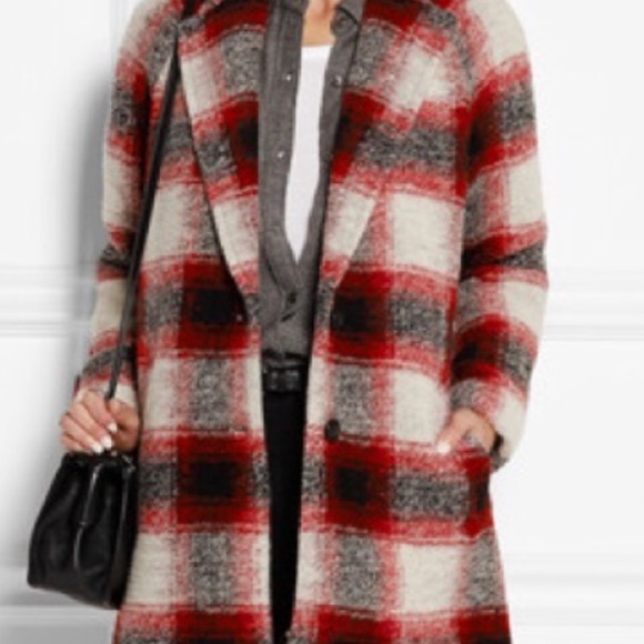 Madewell Jackets & Blazers - Madewell Plaid Wool Coat Size M